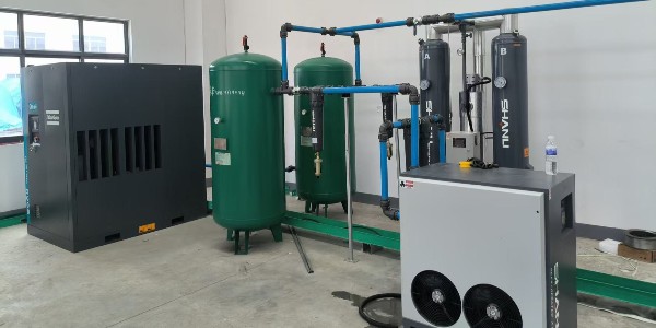 阿特拉斯空壓機55kW一套安裝完成，投入使用 | 睿寂行